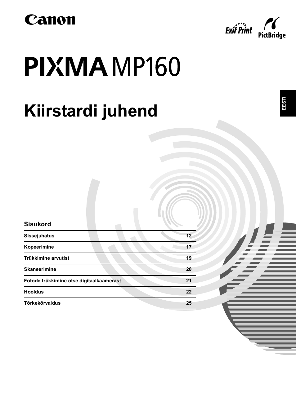 Kiirstardi juhend | Canon Pixma MP 190 User Manual | Page 87 / 396