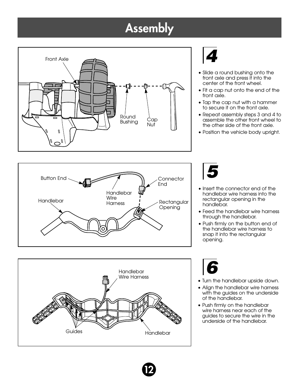 Assembly | Fisher-Price BARBIE 76980 User Manual | Page 12 / 36