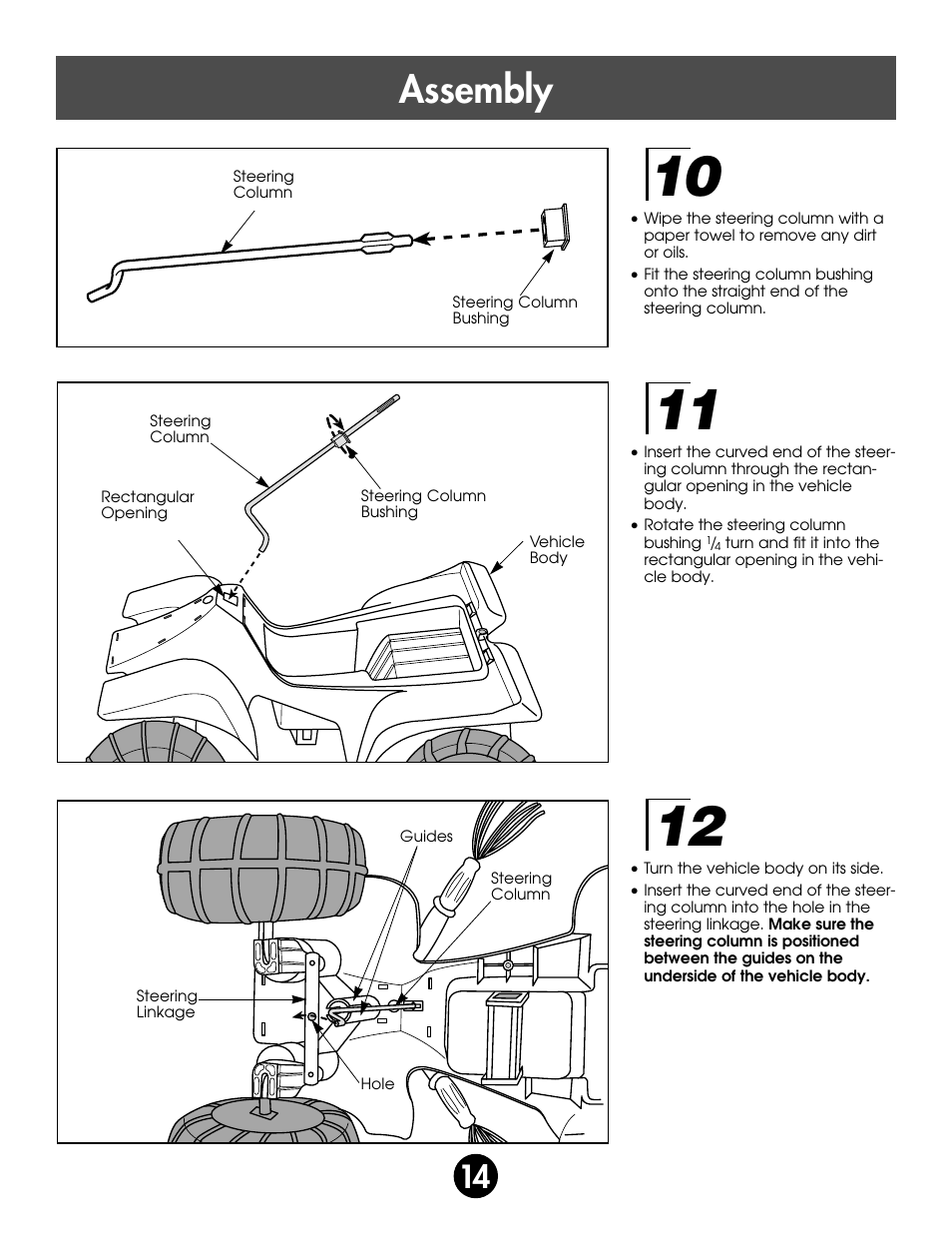 Assembly | Fisher-Price BARBIE 76980 User Manual | Page 14 / 36