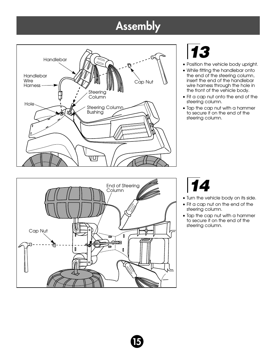 Assembly | Fisher-Price BARBIE 76980 User Manual | Page 15 / 36