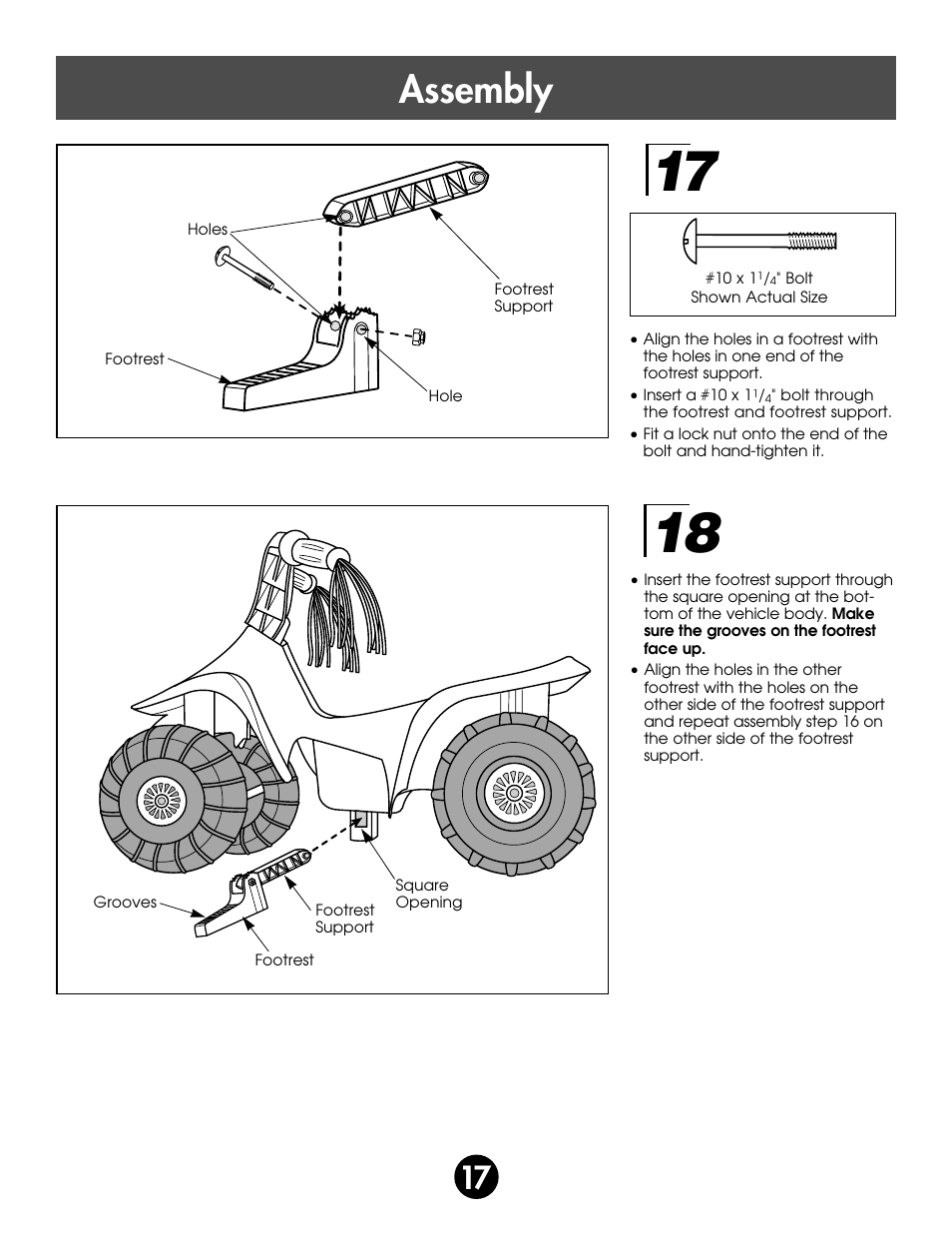 Assembly | Fisher-Price BARBIE 76980 User Manual | Page 17 / 36