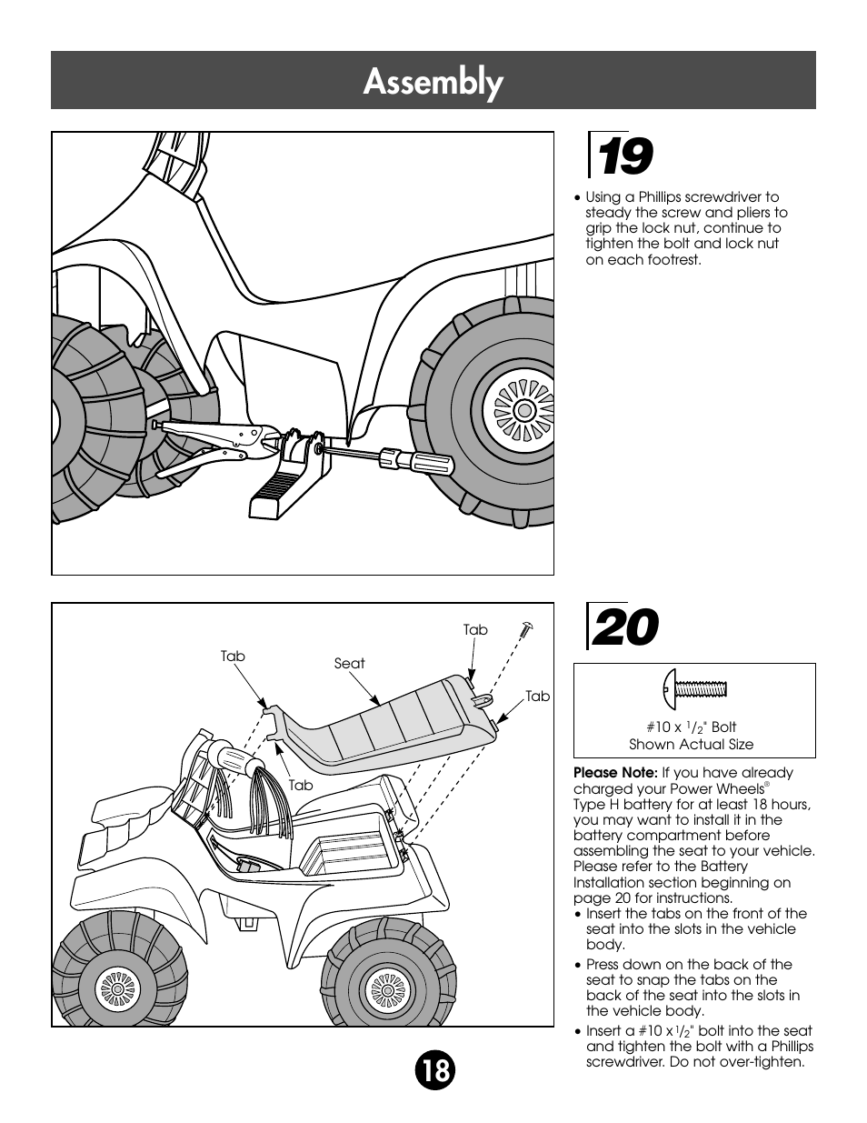 Assembly | Fisher-Price BARBIE 76980 User Manual | Page 18 / 36