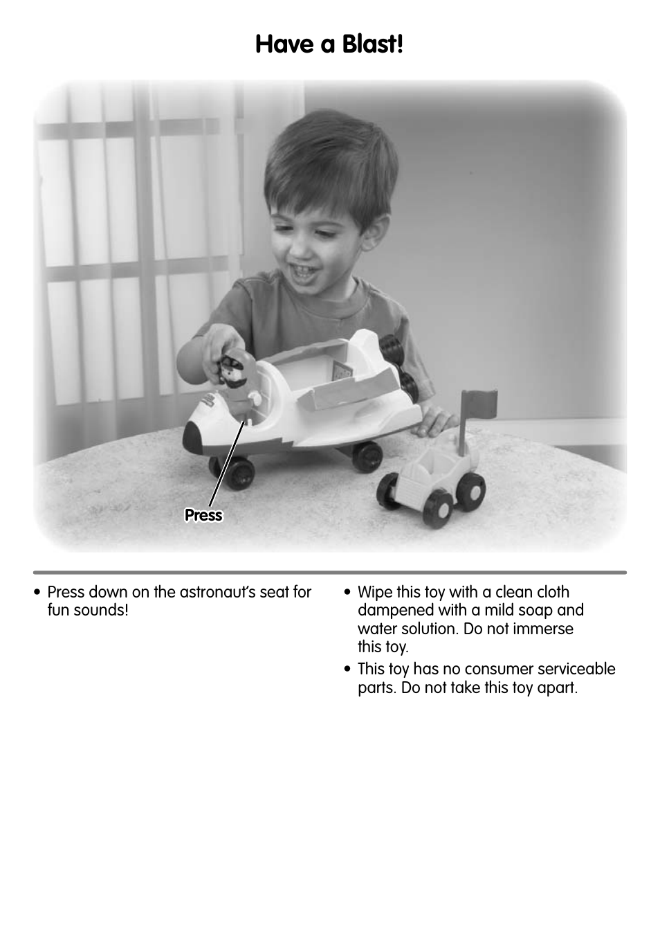 Have a blast | Fisher-Price V4348 User Manual | Page 3 / 4