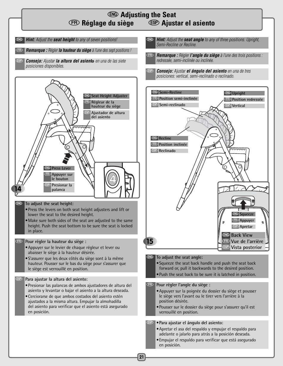 Fisher-Price C5936 User Manual | Page 21 / 24