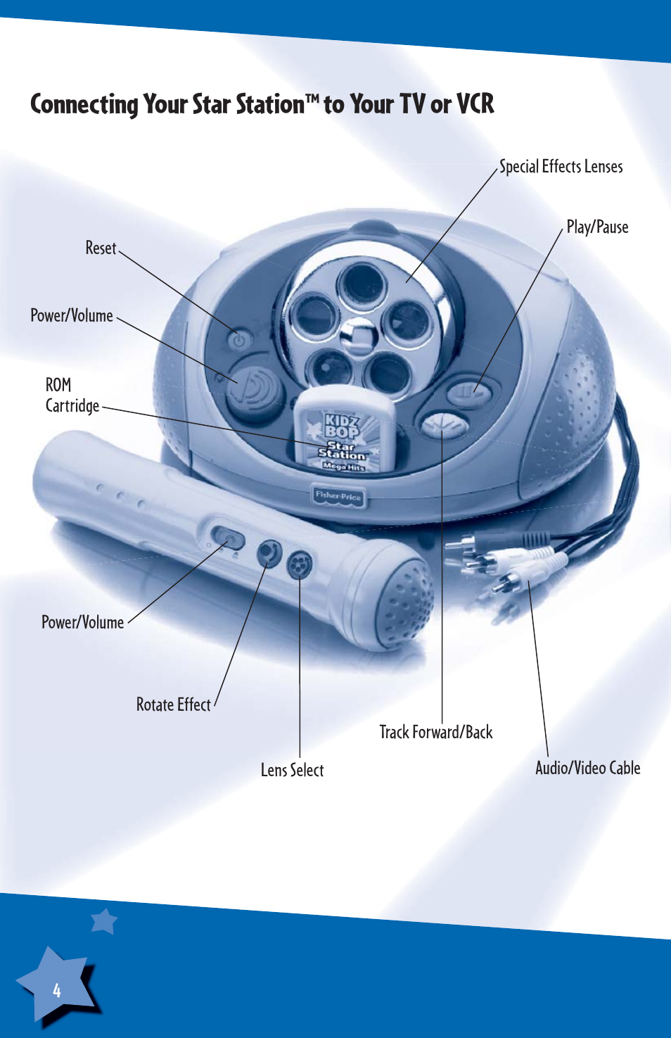Connecting your star station | Fisher-Price H6723 User Manual | Page 4 / 12