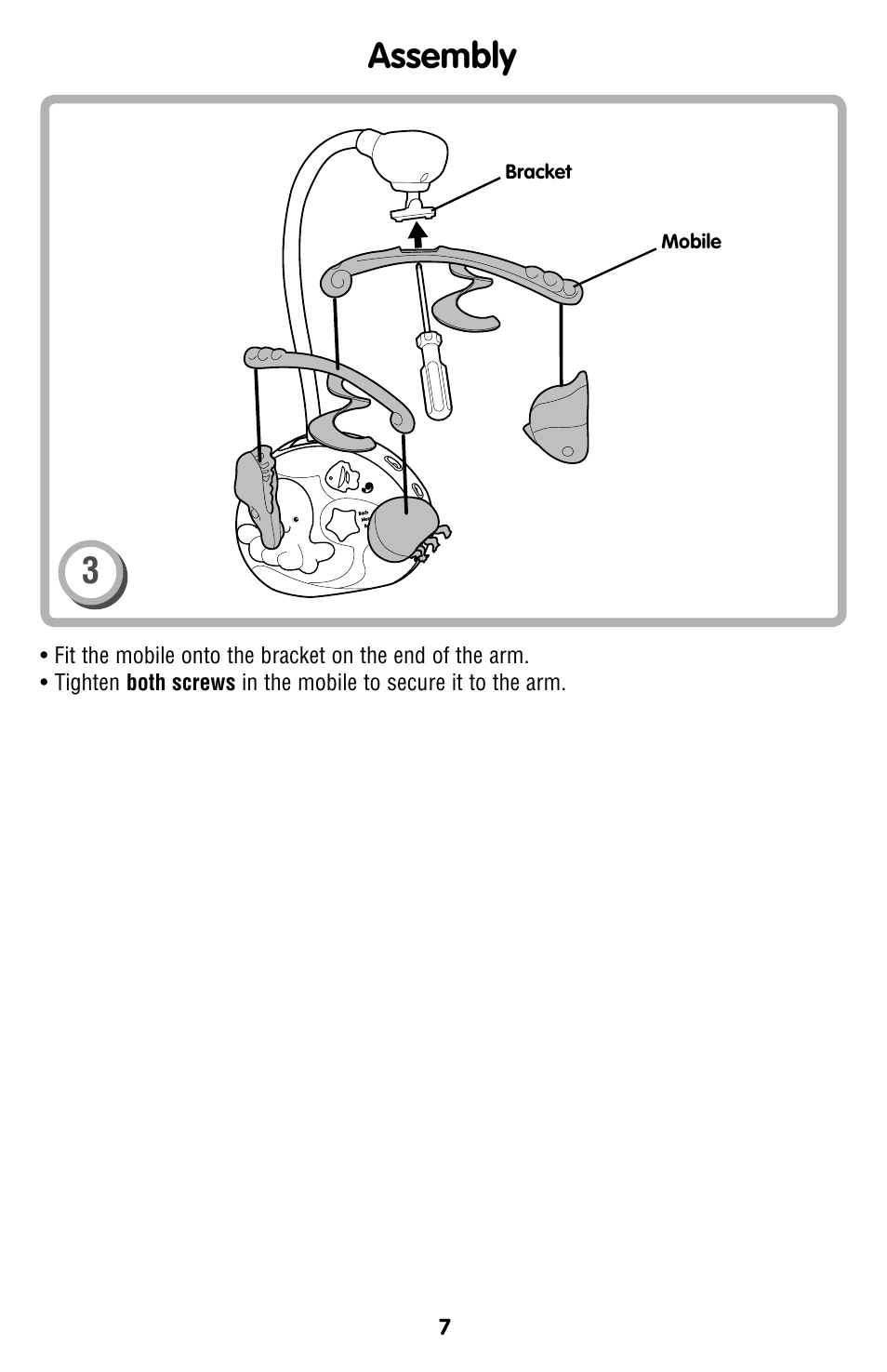 Assembly | Fisher-Price P7866 User Manual | Page 7 / 12