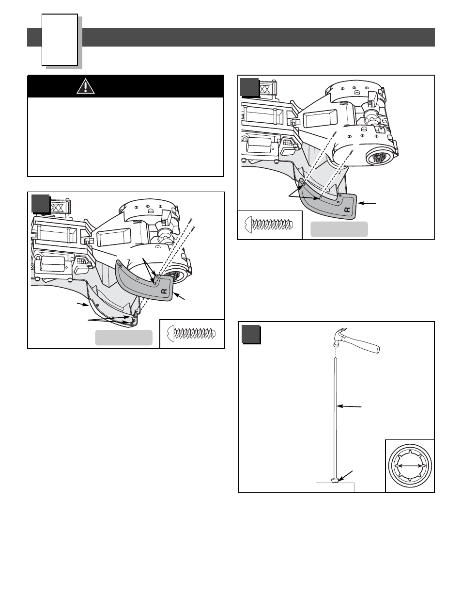 Assembly, Warning 1 | Fisher-Price 73690 User Manual | Page 9 / 28