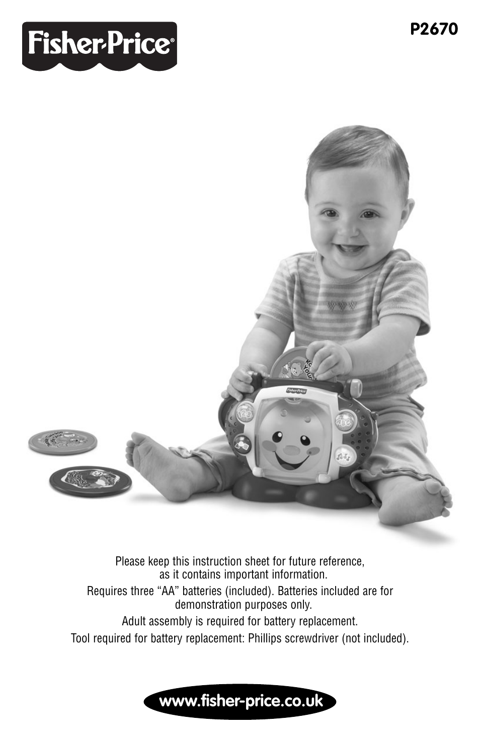 Fisher-Price P2670 User Manual | 4 pages