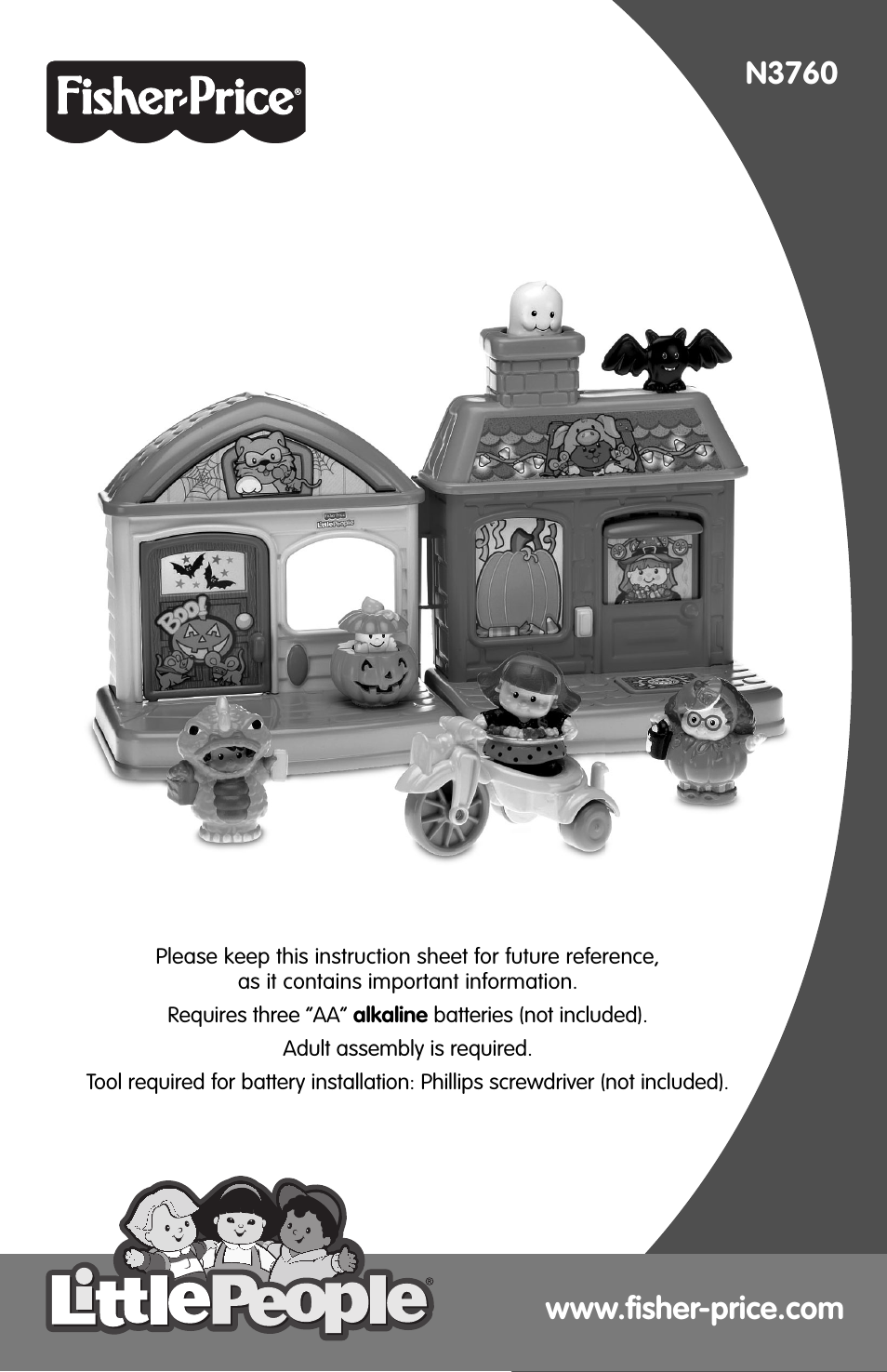 Fisher-Price LITTLE PEOPLE N3760 User Manual | 4 pages