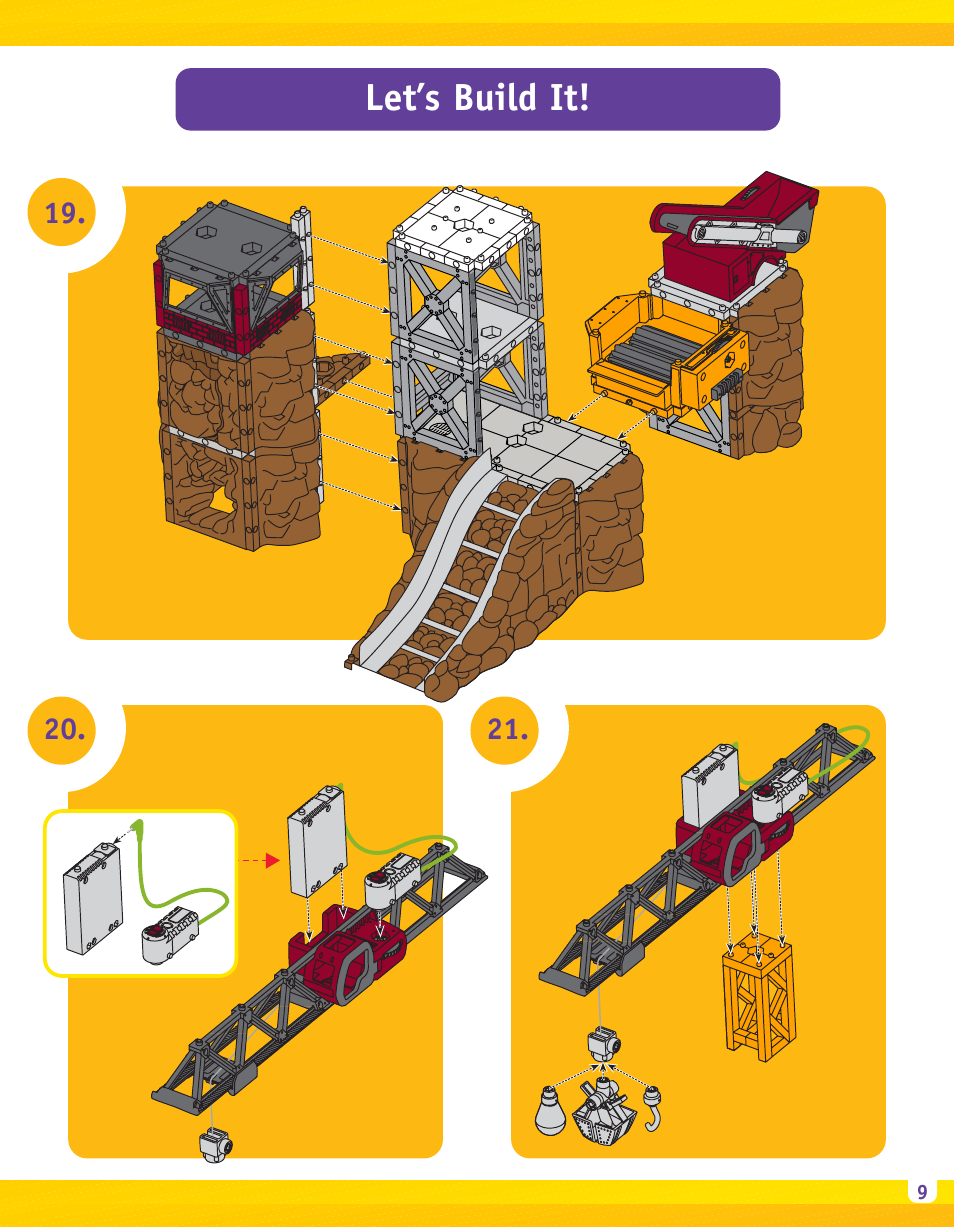 Let’s build it | Fisher-Price IMAGINEXT B1837 User Manual | Page 9 / 12