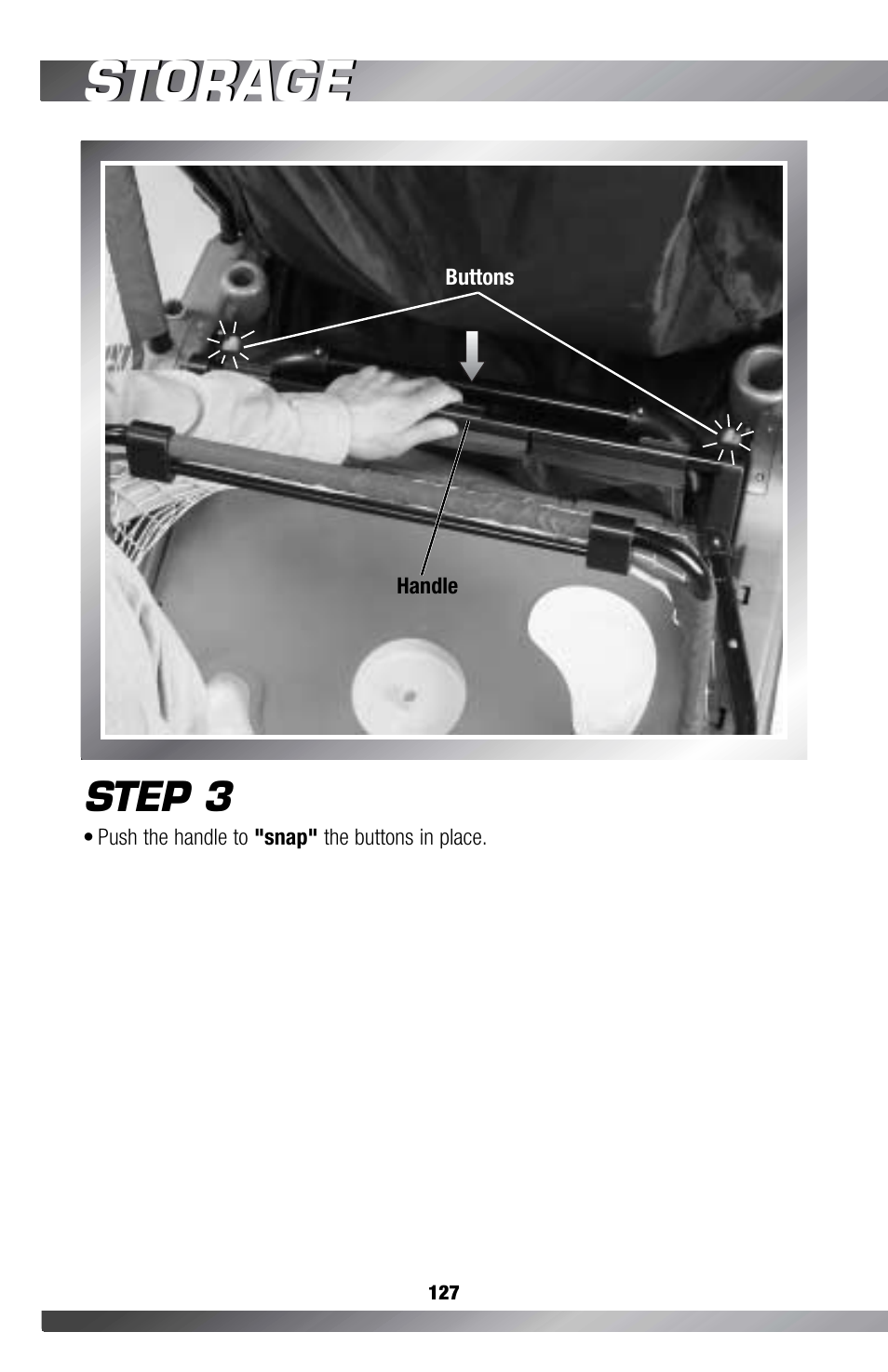 Storage, Step 3 | Fisher-Price GAMESTATION C4492 User Manual | Page 128 / 140