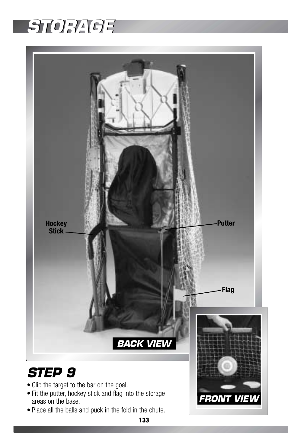 Storage, Step 9 | Fisher-Price GAMESTATION C4492 User Manual | Page 134 / 140
