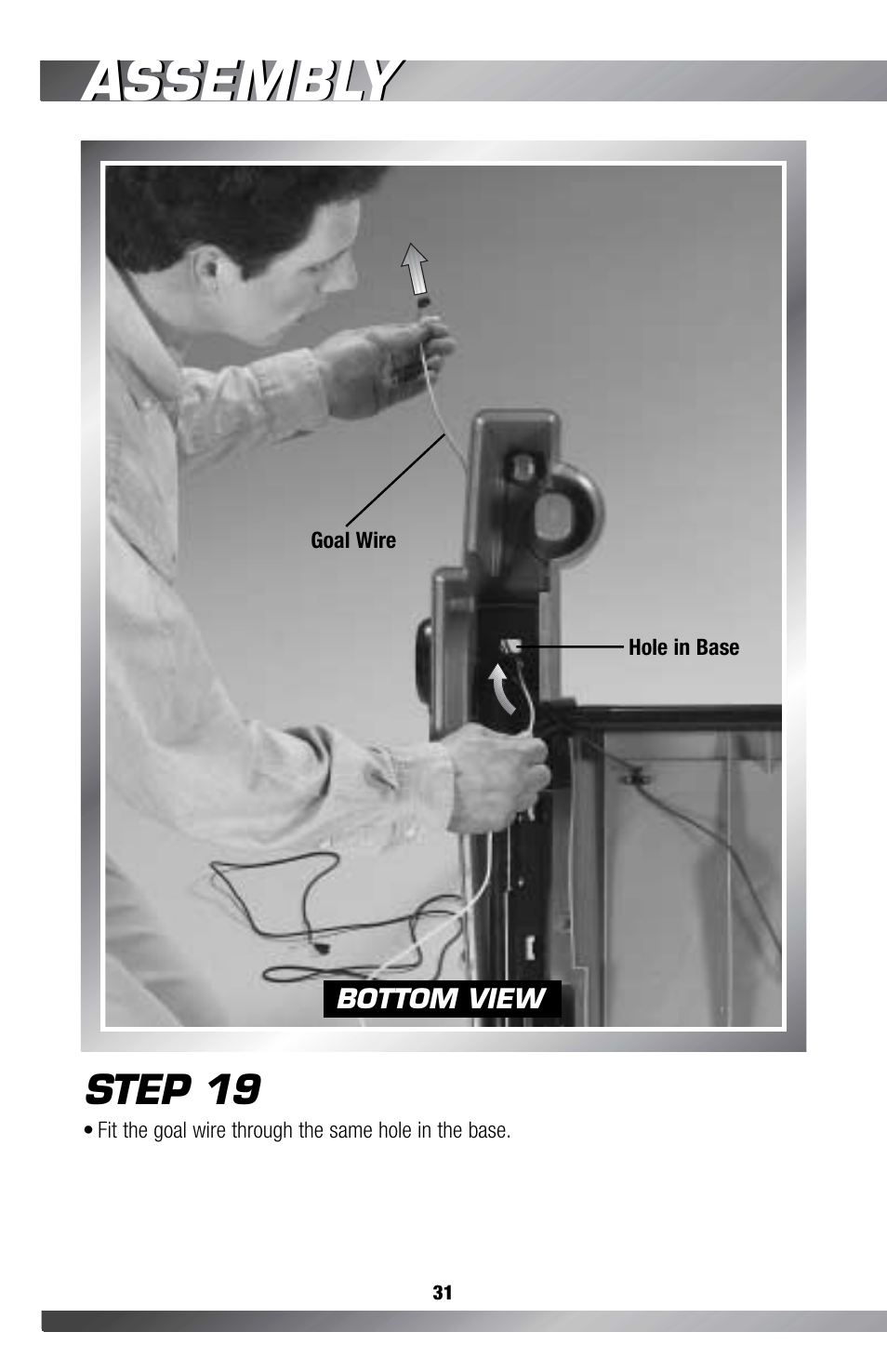Assembly, Step 19 | Fisher-Price GAMESTATION C4492 User Manual | Page 32 / 140