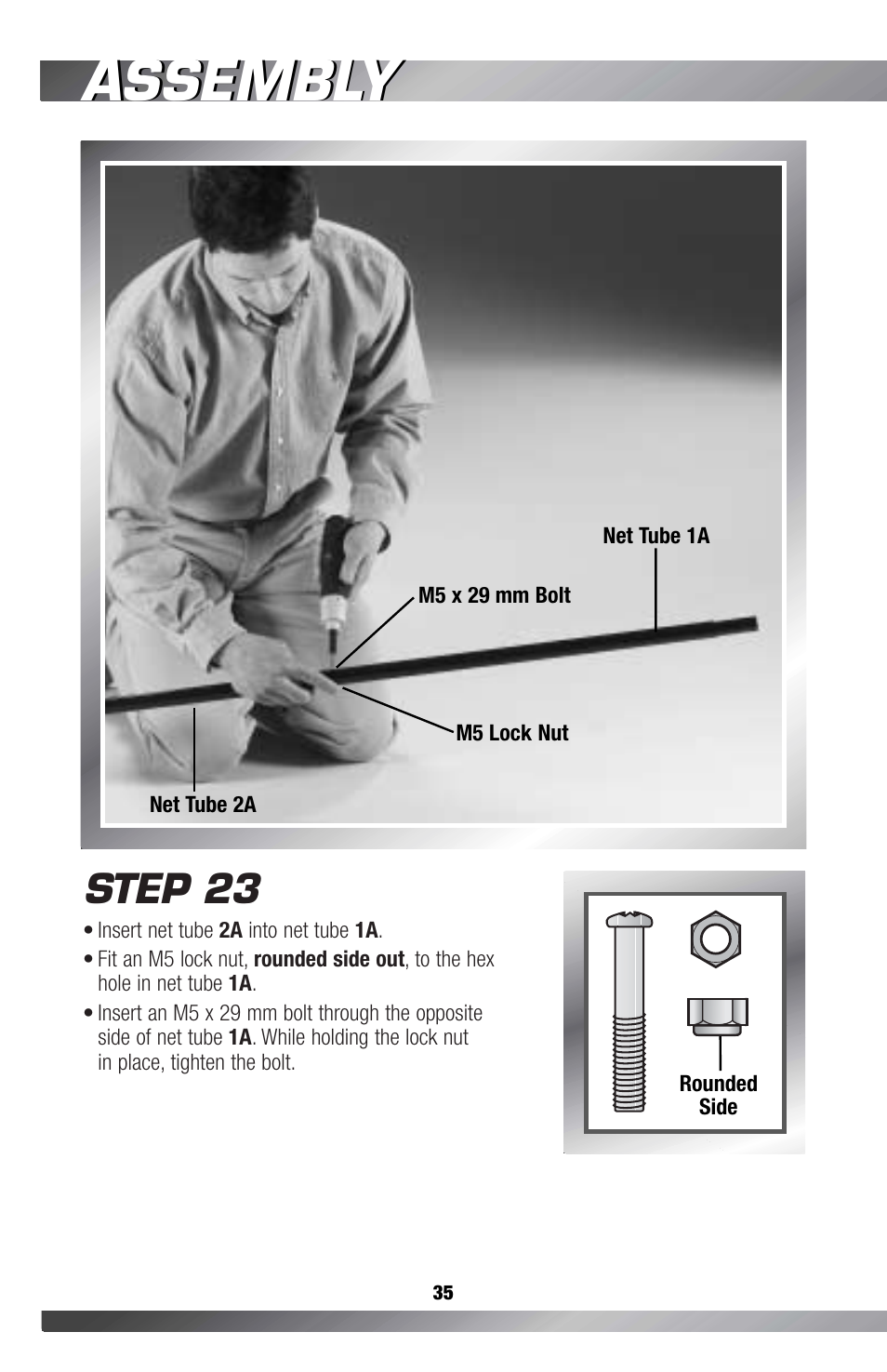 Assembly, Step 23 | Fisher-Price GAMESTATION C4492 User Manual | Page 36 / 140