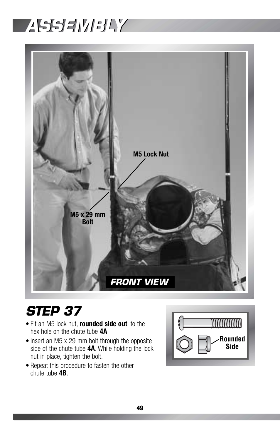 Assembly, Step 37 | Fisher-Price GAMESTATION C4492 User Manual | Page 50 / 140