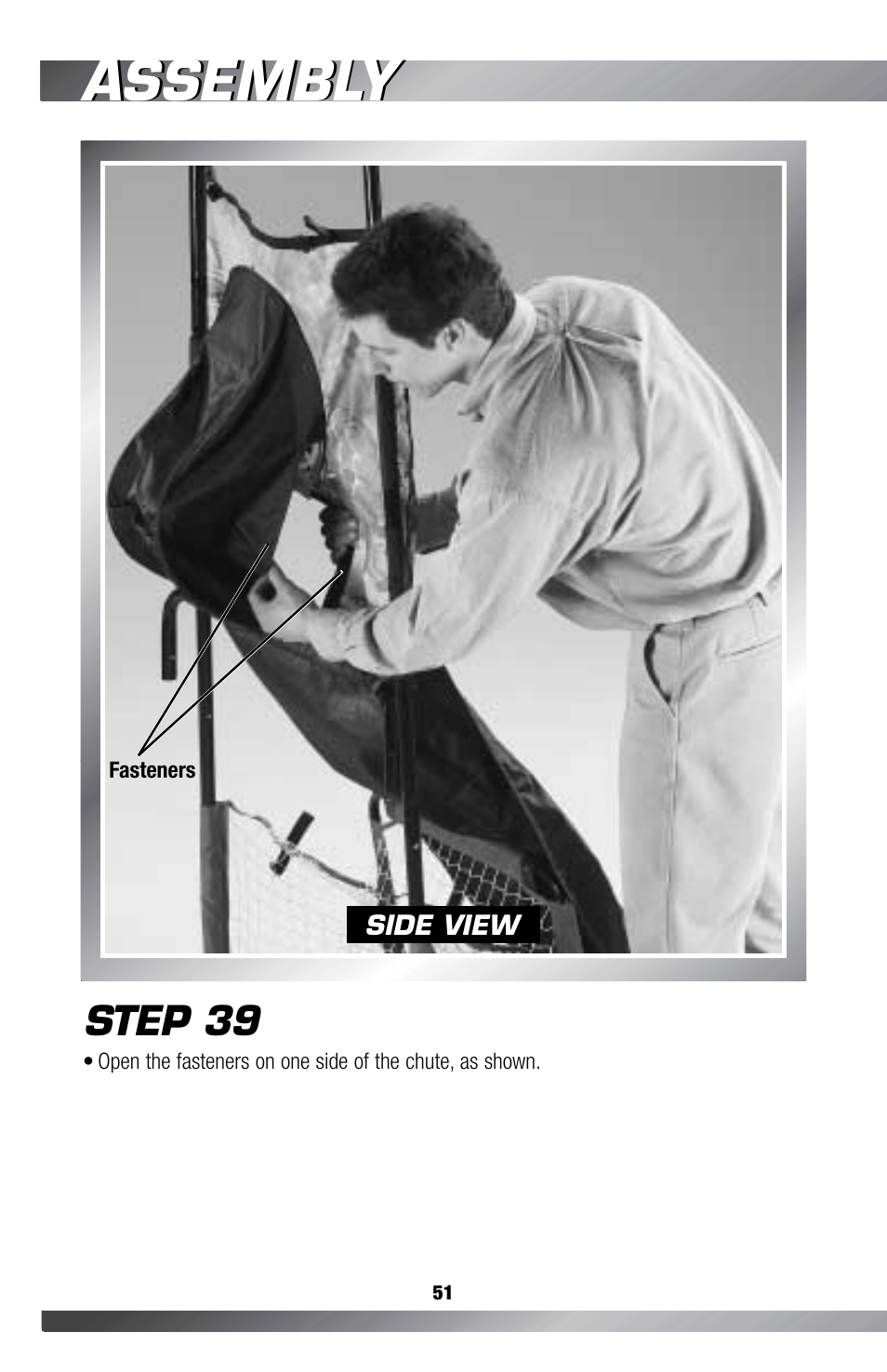 Assembly, Step 39 | Fisher-Price GAMESTATION C4492 User Manual | Page 52 / 140