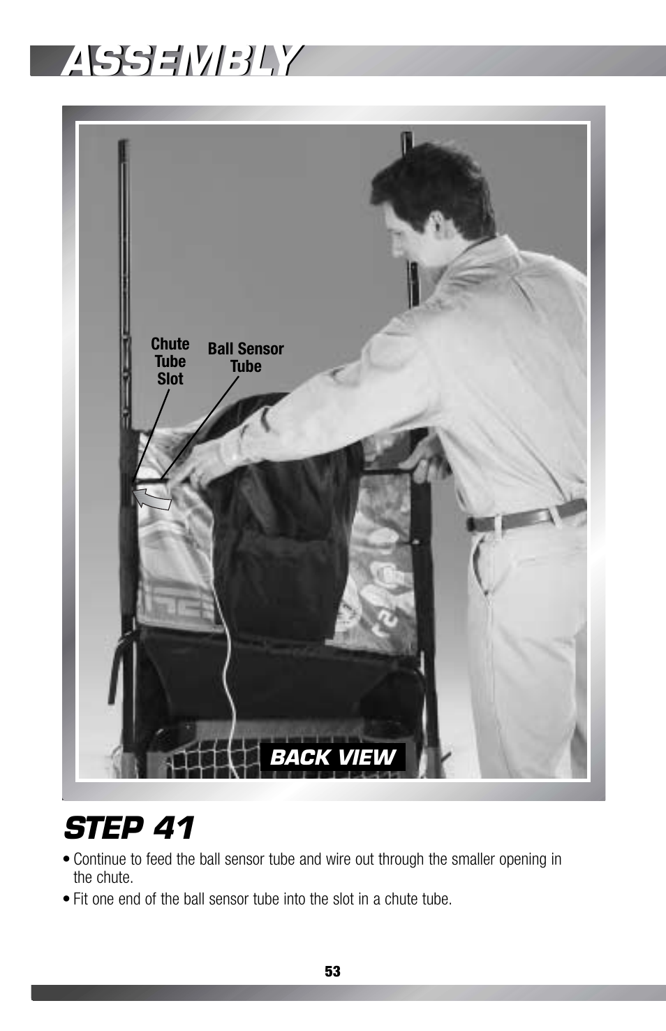 Assembly, Step 41 | Fisher-Price GAMESTATION C4492 User Manual | Page 54 / 140
