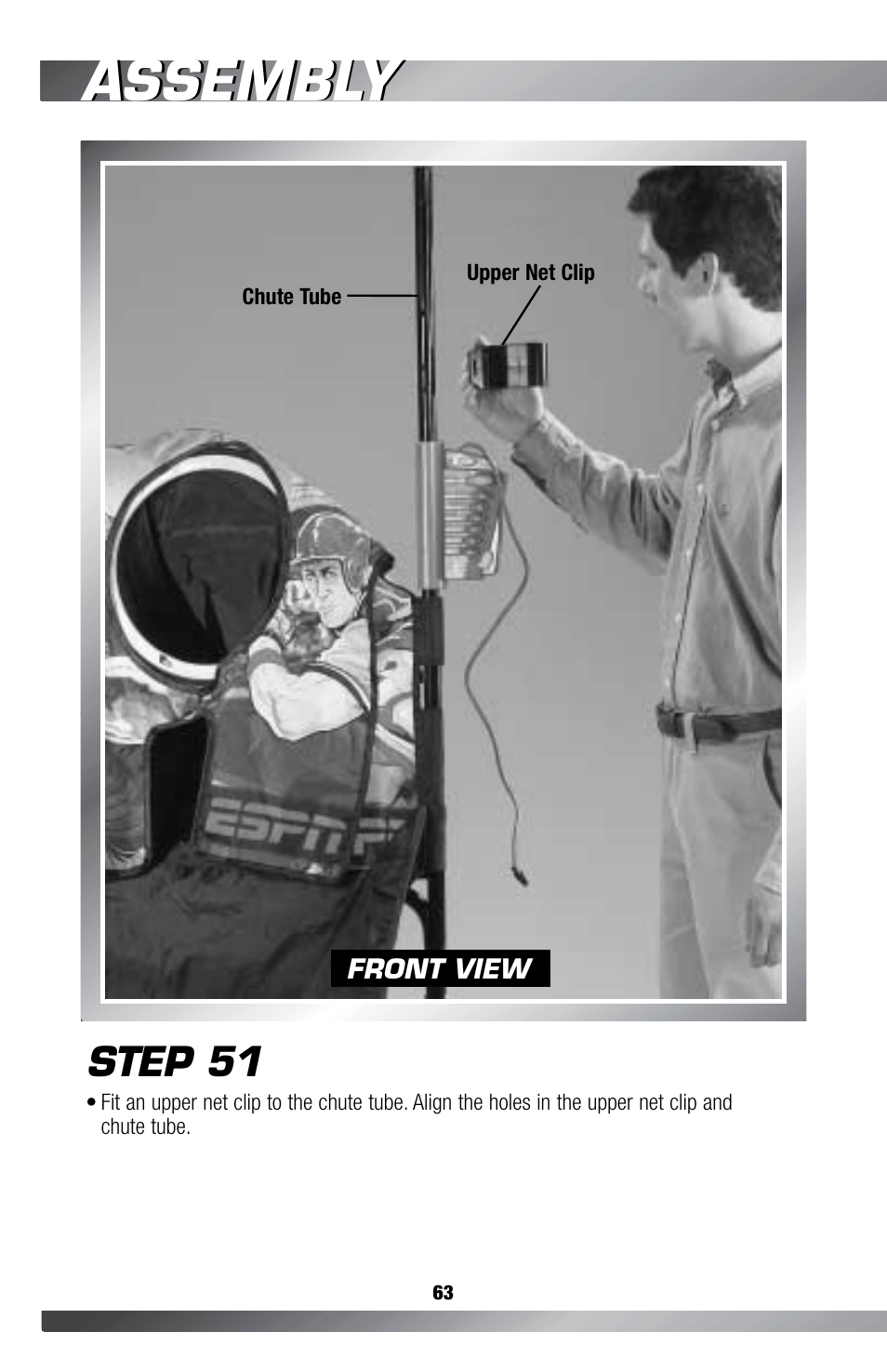 Assembly, Step 51 | Fisher-Price GAMESTATION C4492 User Manual | Page 64 / 140