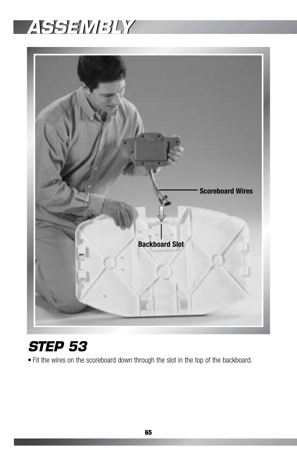 Assembly, Step 53 | Fisher-Price GAMESTATION C4492 User Manual | Page 66 / 140