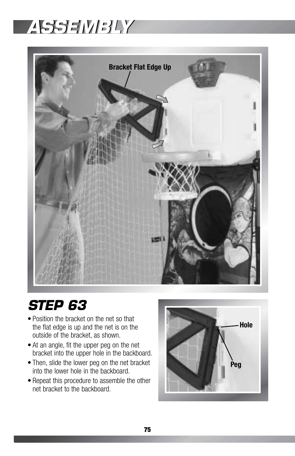 Assembly, Step 63 | Fisher-Price GAMESTATION C4492 User Manual | Page 76 / 140