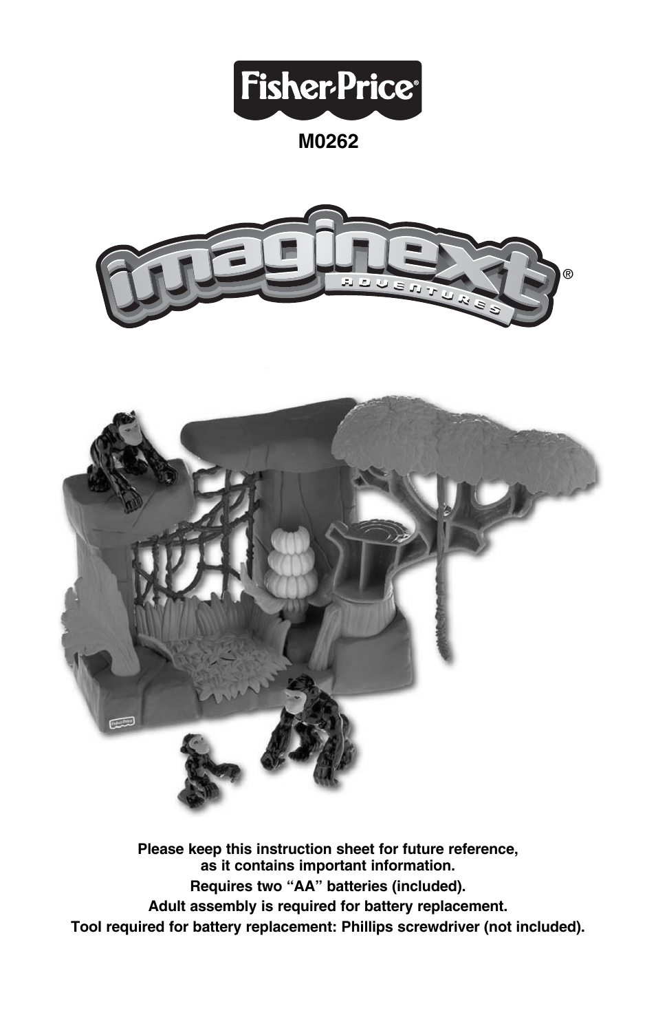 Fisher-Price IMAGINEXT M0262 User Manual | 4 pages