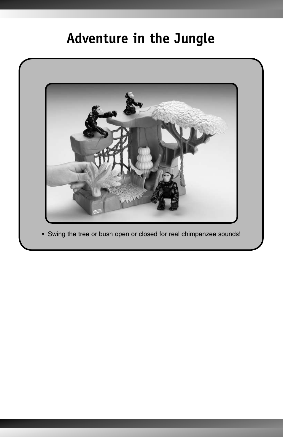 Adventure in the jungle | Fisher-Price IMAGINEXT M0262 User Manual | Page 2 / 4
