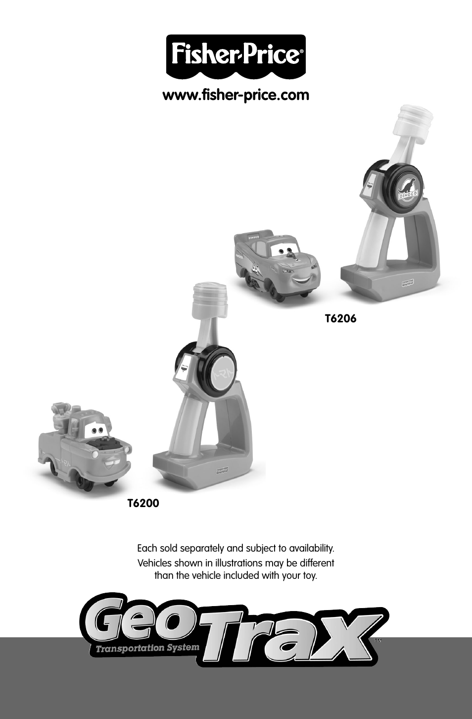 Fisher-Price GEOTRAX T6200 User Manual | 6 pages