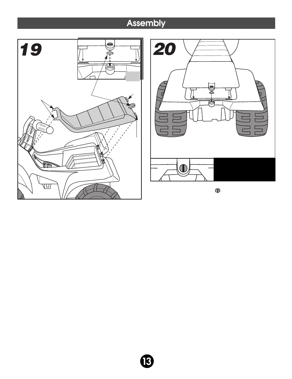 Assembly | Fisher-Price LIL KAWASAKI 76937 User Manual | Page 13 / 28