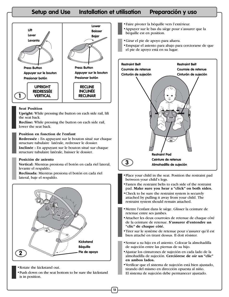 Fisher-Price M5598 User Manual | Page 13 / 16