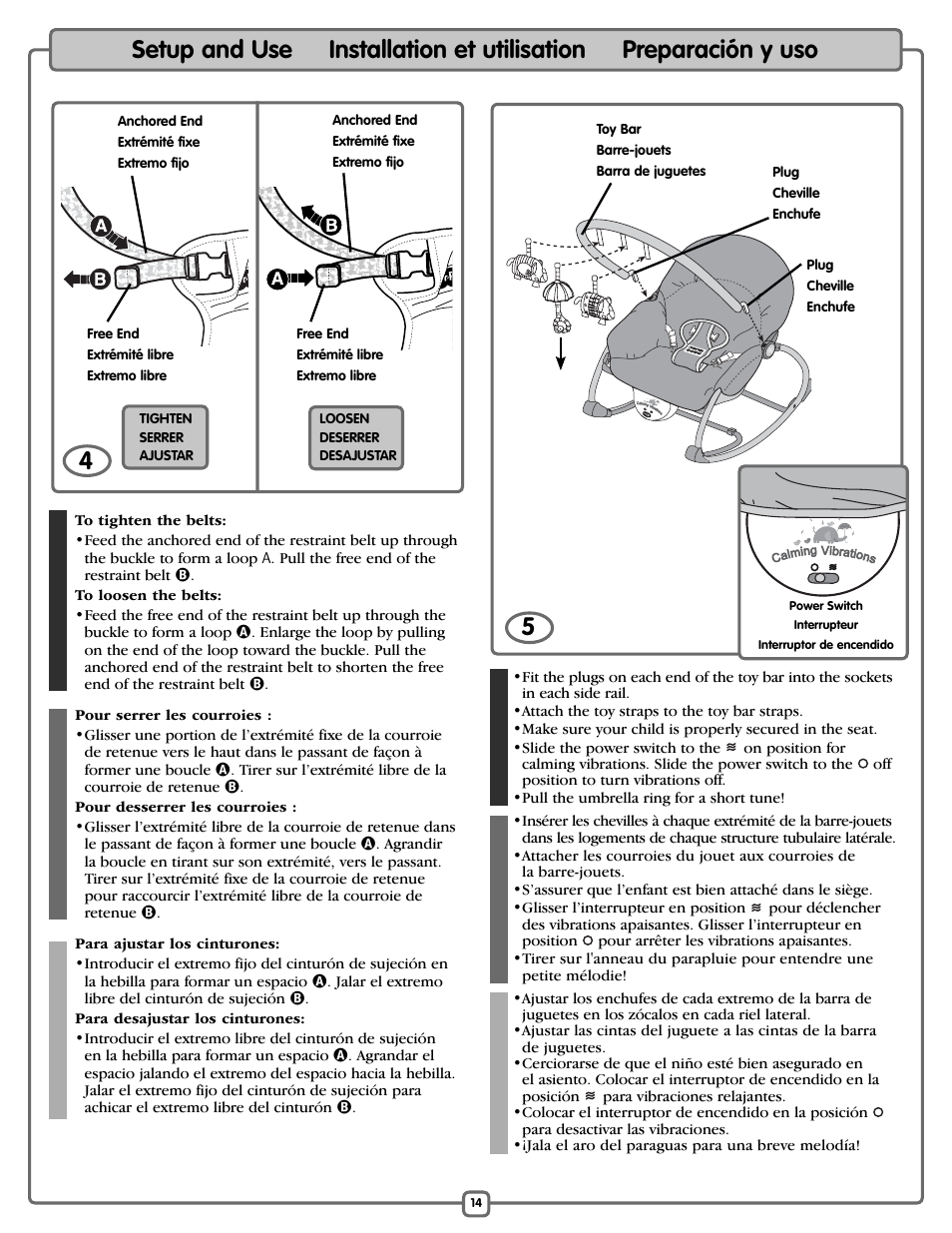 Fisher-Price M5598 User Manual | Page 14 / 16