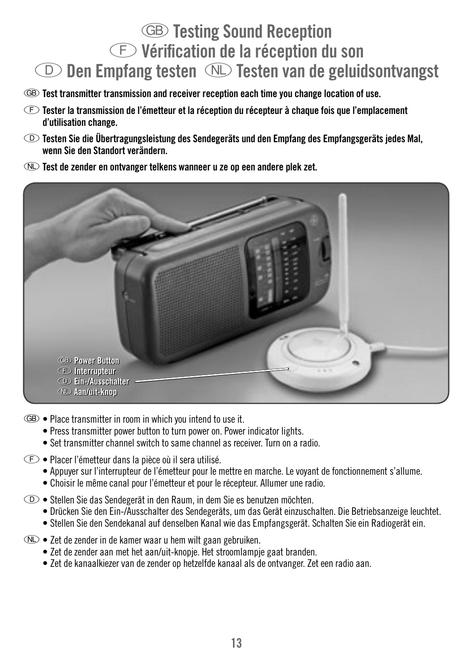 Fisher-Price M7933 User Manual | Page 13 / 76