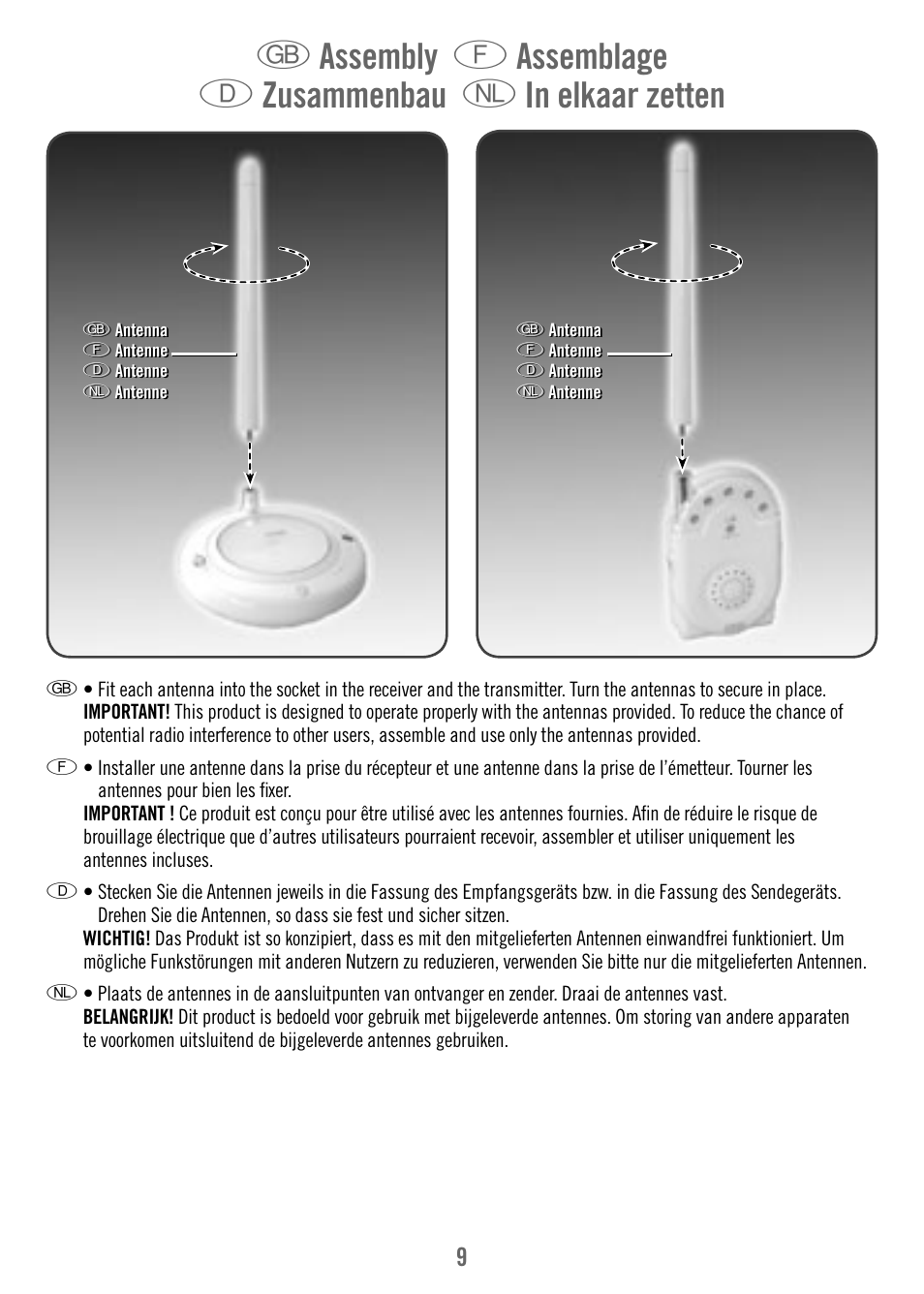 Fisher-Price M7933 User Manual | Page 9 / 76