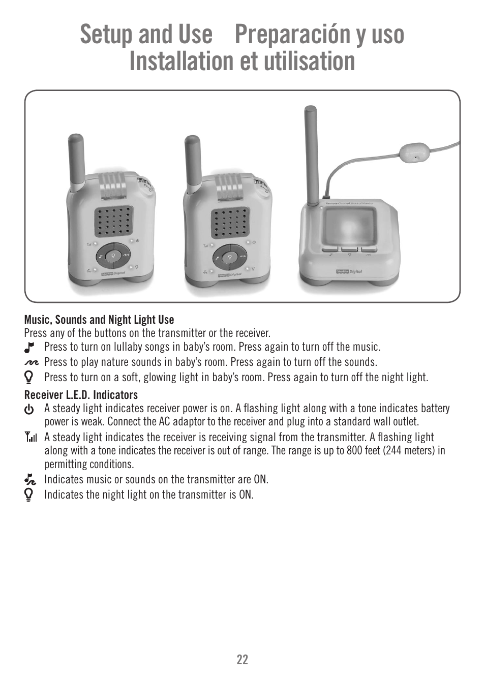 Fisher-Price P1384 User Manual | Page 22 / 36