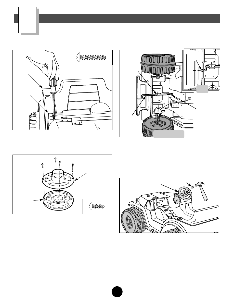 Assembly | Fisher-Price CAMP BARBIE 74780 User Manual | Page 10 / 28