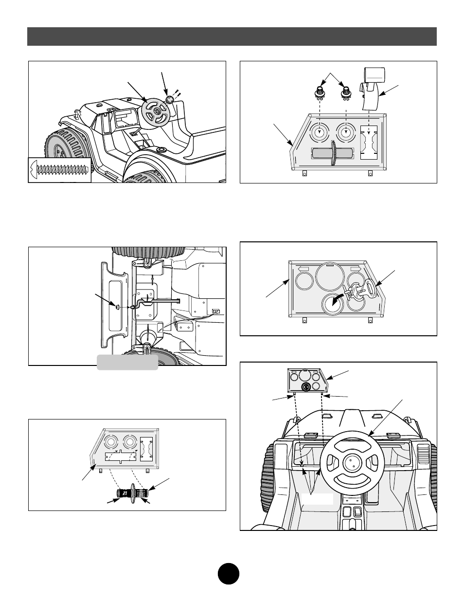 Assembly | Fisher-Price CAMP BARBIE 74780 User Manual | Page 11 / 28