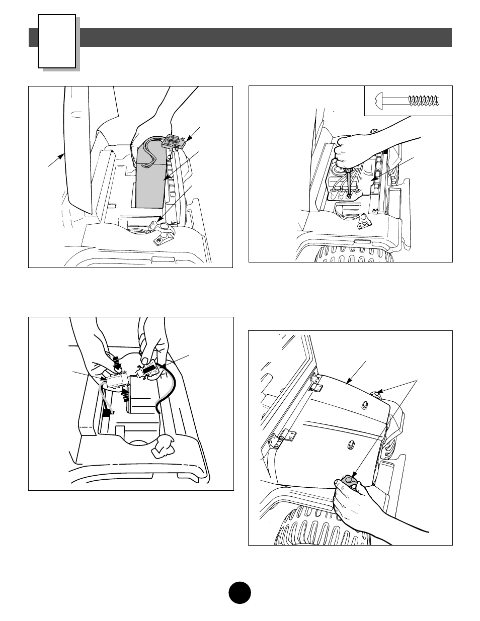 Battery installation/pretend engine assembly | Fisher-Price CAMP BARBIE 74780 User Manual | Page 16 / 28