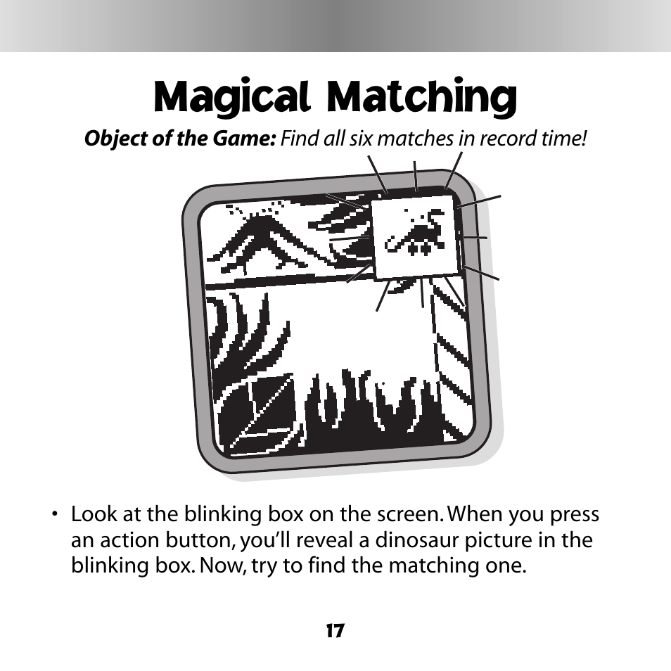 Magical matching | Fisher-Price DINORAPTER C6503 User Manual | Page 17 / 28