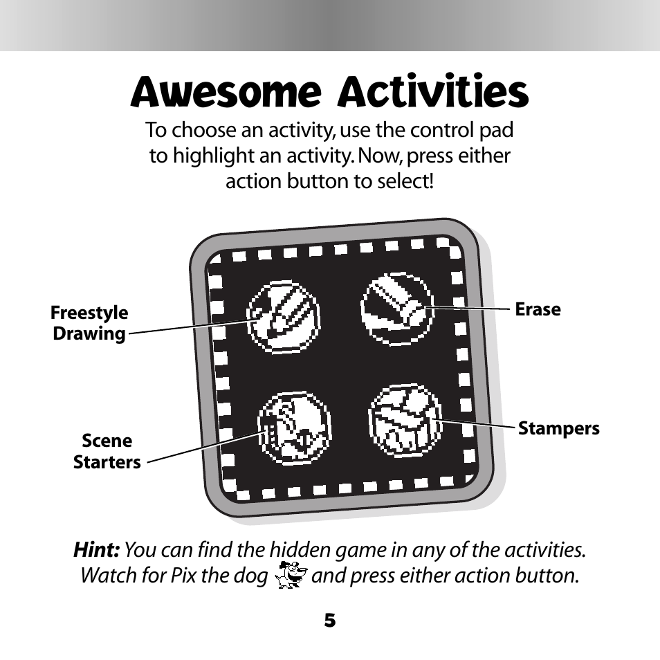 Awesome activities | Fisher-Price DINORAPTER C6503 User Manual | Page 5 / 28