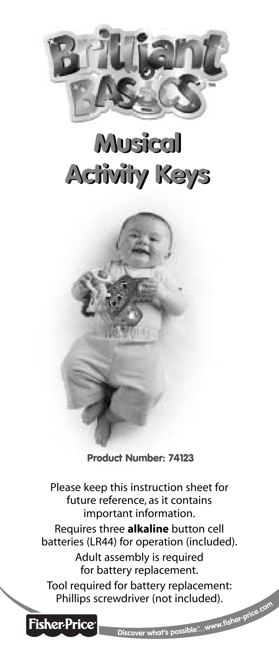 Fisher-Price 74123 User Manual | 6 pages