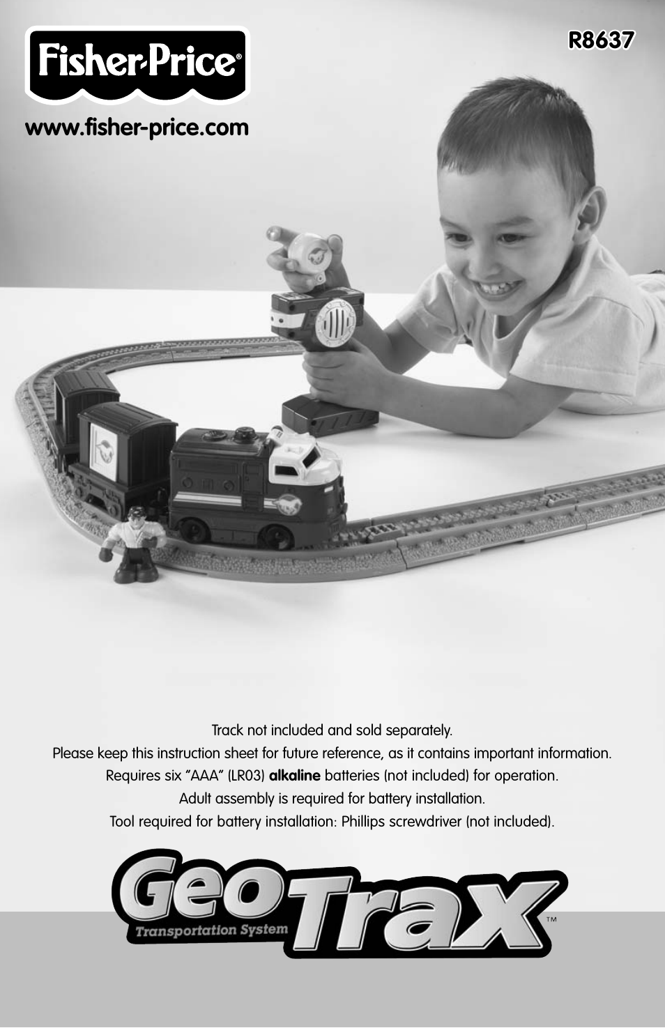 Fisher-Price GEOTRAX R8637 User Manual | 6 pages