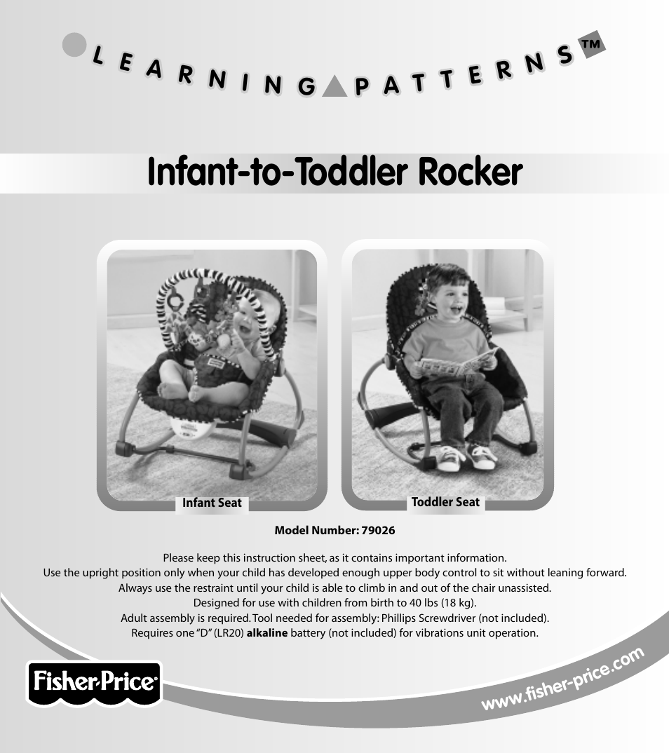 Fisher-Price 79026 User Manual | 12 pages