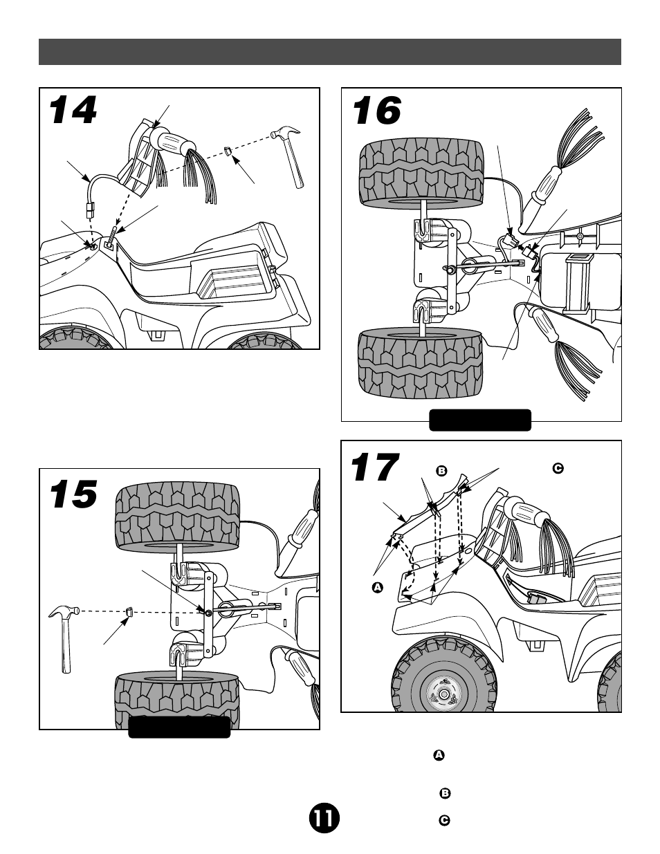 Assembly | Fisher-Price BARBIE SONGBIRD 76922 User Manual | Page 11 / 27