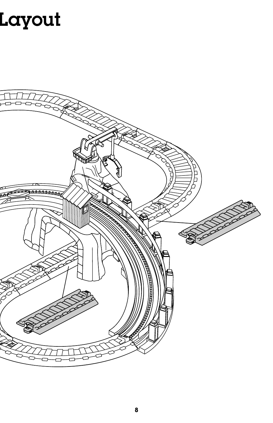 Layout | Fisher-Price GEOTRAX P1370 User Manual | Page 8 / 12