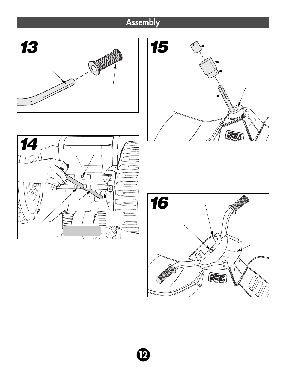 Assembly | Fisher-Price 78475 User Manual | Page 12 / 27