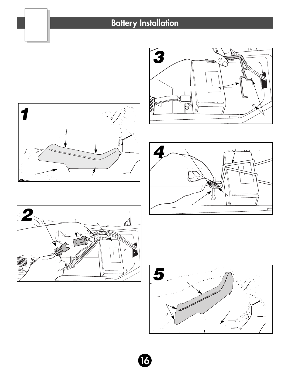 Battery installation | Fisher-Price 78475 User Manual | Page 16 / 27