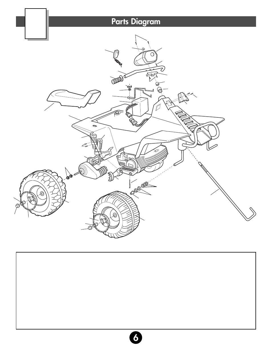 Parts diagram | Fisher-Price 78475 User Manual | Page 6 / 27