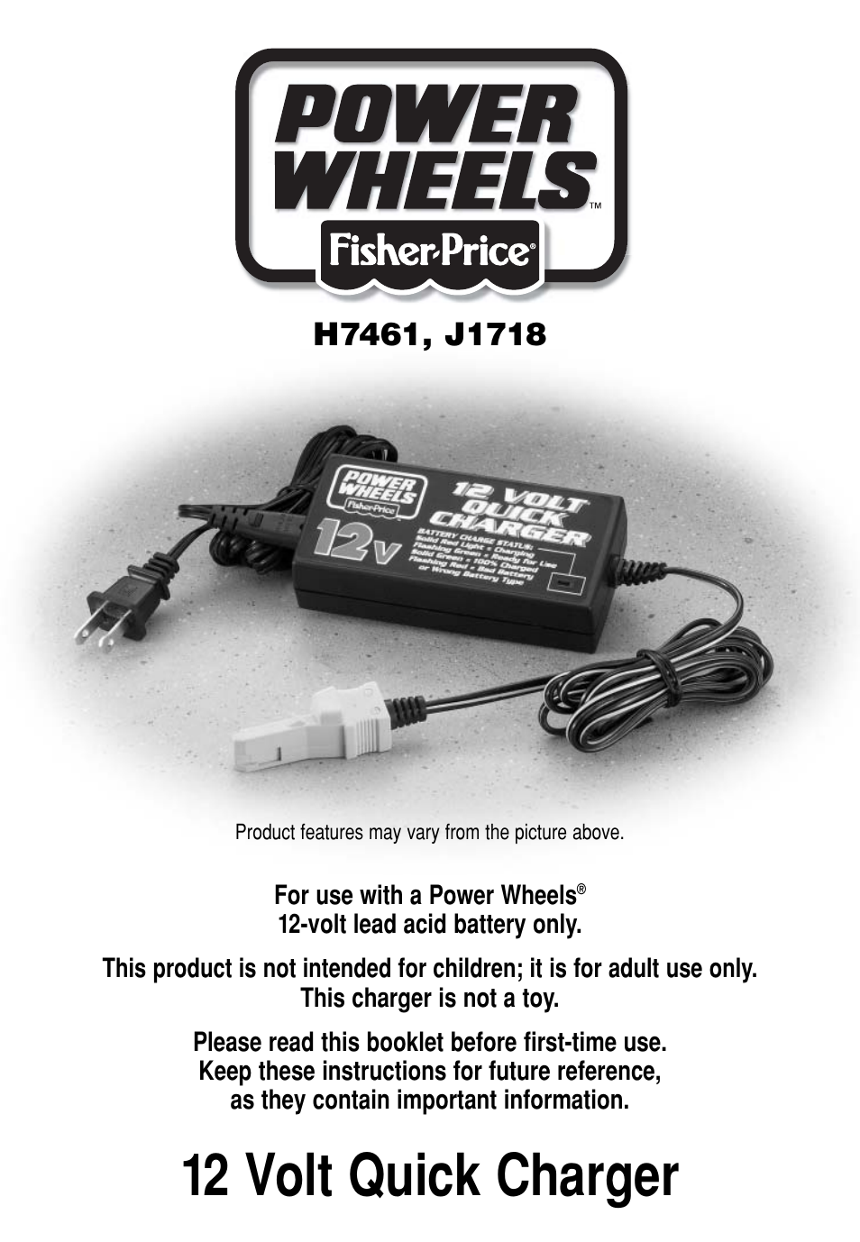 Fisher-Price H7461 User Manual | 10 pages