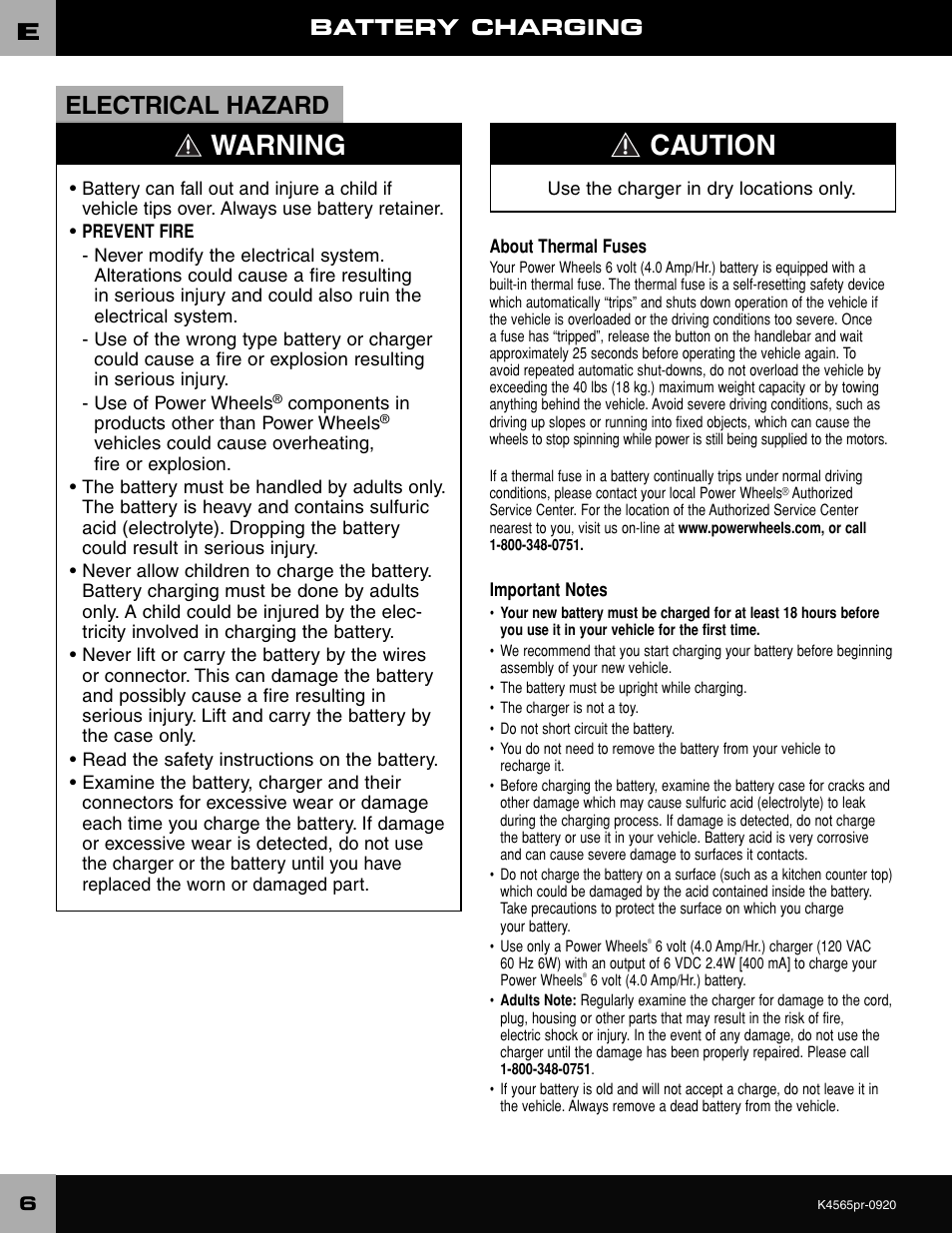 Fisher-Price K4565 User Manual | Page 6 / 20