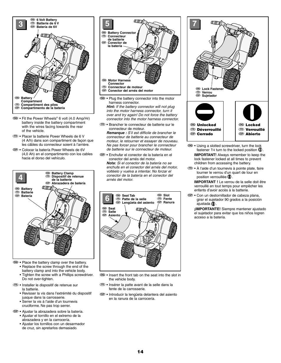 Fisher-Price B2225 User Manual | Page 14 / 28