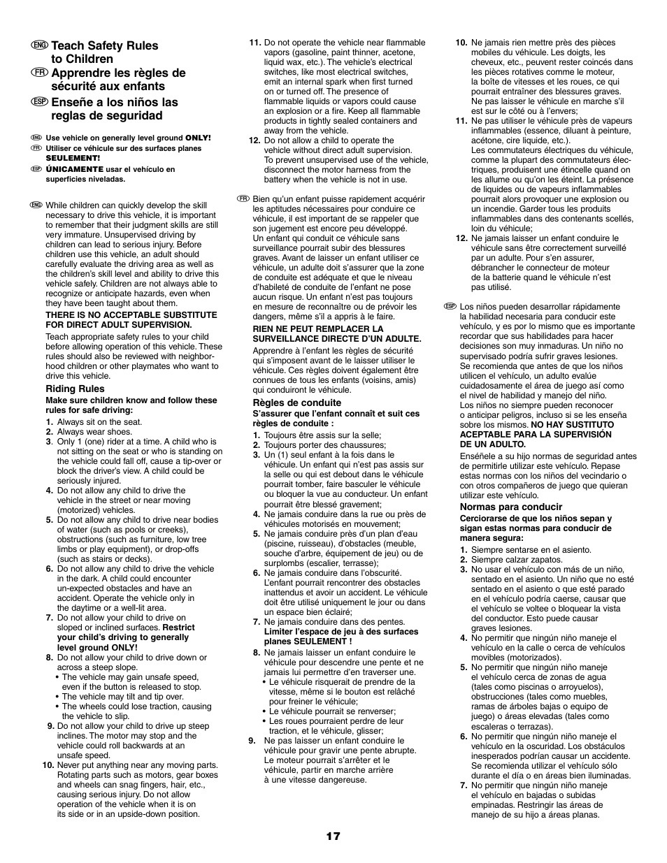 Fisher-Price B2225 User Manual | Page 17 / 28